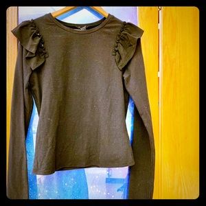 Bundle 2 for $10!! Forever 21 ruffle sleeve top